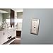 Franklin Brass Classic Architecture (3-Pack) Decorative Light Switch Cover Wall Plates Brushed Nickel 1-Gang Wall Plate Switch/Toggle Plate Guards Electrical Outlet Covers W35217V-SN-C