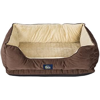 Serta Ortho Cuddler Pet Bed, Mocha