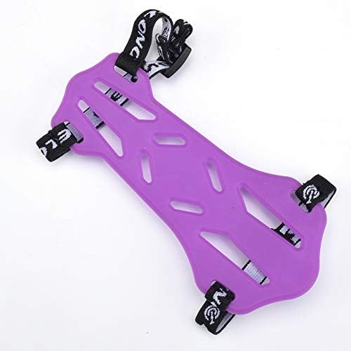 Ww Zat Youth Arm Guard Forearm Guard Archery Protective Gears Bow Shooting Soft Rubber Arm Guards Adjustable 2 Straps (Pack of 1)