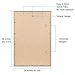 FrameStarr 24x36 Poster Frame (2 Pack, Black), Pre-Assembled Black Poster Frame 24 x 36, Sturdy Modern PVC Frame Design with MDF Backer Board for Wall Mounting