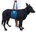 XL Blue Dog Lift Support Harness for canine aid - Lifting Older K9 with handle for Injuries, Arthritis or Weak hind legs & Joints. Large / X-large breed Assist Sling for mobility & Rehabilitation