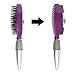 Self Cleaning Hair Brush - Easy Clean Detangle Brush or Comb - Retractable Brush Detangler for Wet or Dry Hair - Adults & Kids - by Qwik Clean