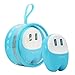 USB Wall Charger, Tonicstar 2.4A 12W Dual USB Charger with Folding Plug Blue