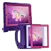 HDE Case for iPad 2 3 4 Kids Shockproof bumper Hard Cover Handle Stand with Built in Screen Protector for Apple iPad 2nd 3rd 4th Generation (Purple Pink) primary