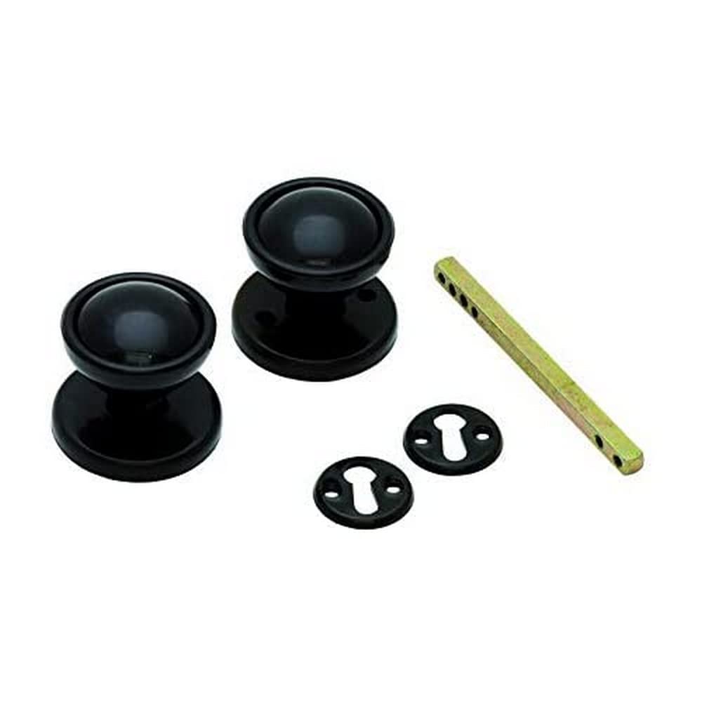 Carlisle Brass IRMBLK/BP Door Furniture, Black