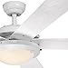 Westinghouse 7224200 Comet Indoor Ceiling Fan with Light, Matte Black