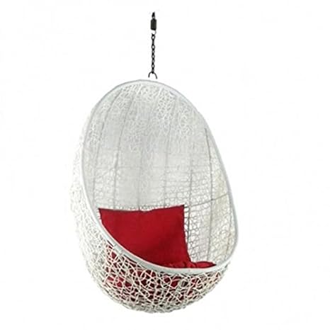 Eric swing Hanging Basket White