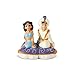 Enesco Disney Ceramics Aladdin and Jasmine Salt and Pepper Shakers, 2.75 Inch, Multicolor,6002269