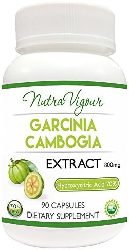 Nutra Vigour Garcinia Cambogia Extract Dietary Supplement - 90 Capsules