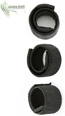 Wrap hairpiece accessory for ponytail synthetic hair Available in twenty-three shades Blonde, Red, Black, Brown, Mixed Highlight, Light and dark shades (4)