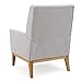 Christopher Knight Home Aurla Fabric Accent Chair, Beige 27.5D x 28.5W x 36.5H in