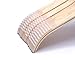 JS HANGER Lightweight Non Slip Wooden Hangers - 30 Pack Heavy Duty Wood Coat Hangers with Soft Stripes for Camisole, Jacket, Dress Clothes, Sweater, Natural Finish
