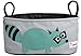 3 Sprouts Universal Stroller Organizer with Cup Holder - Durable Stroller Caddy Accessory for Storage, Stroller Bag, Raccoon