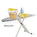Bartnelli 1107 XL Ironing Board, 100% Cotton Cover, Retraceable Iron Rest and Garment Hanger Space