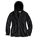 Woolx Men's Full Zip Merino Wool Hoodie  Wool Sweatshirt - Black - LRG