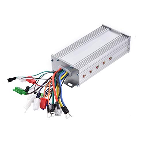 36V 48V 1000W Electric Motor Controller, Aluminum Alloy Brushless Sine Controller for Electric Bike Scooter Bicycle and Spare Parts Ride
