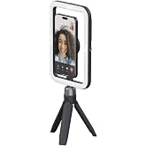ShiftCam SnapStudio Light - Magnetic LED Ring Light with Adjustable Brightness, AdjustableTemperature, USB-C Charging, MagSafe Compatibility - Ideal for Vlogging and Mobile Photography (Midnight)