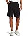 PGA Tour Men's Double Pleated Solid Tech Short, Caviar, 36