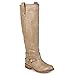Journee Collection Womens Regular Sized, Wide-Calf and Extra Wide-Calf Ankle-Strap Knee-High Riding Boot