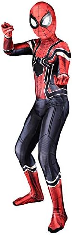 Kids Spandex Superhero Costume Suit Cosplay Halloween Zentai Pretend Play Bodysuit