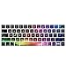 YMIX MacBook Keyboard Cover for 2016-2018 Pro 13 Pro 15 Inch with Touch Bar, Washable Silicone Keyboard Skin for Pro 13 (A1706 A1989) & Pro 15 (A1707 A1990) with Touch Bar - Nebula
