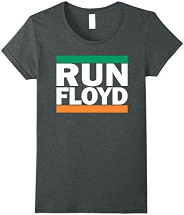 Womens RUN FLOYD - BOXING - MMA - CMG vs FM - T-Shirt Large Dark Heather
