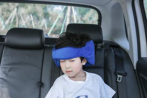 StoHua Toddler Car Seat Head Support Neck Pillow Strap - Kids and Baby Safety Neck Relief Head Support Band Sleep Strap with Adjustable Belt(Pink)