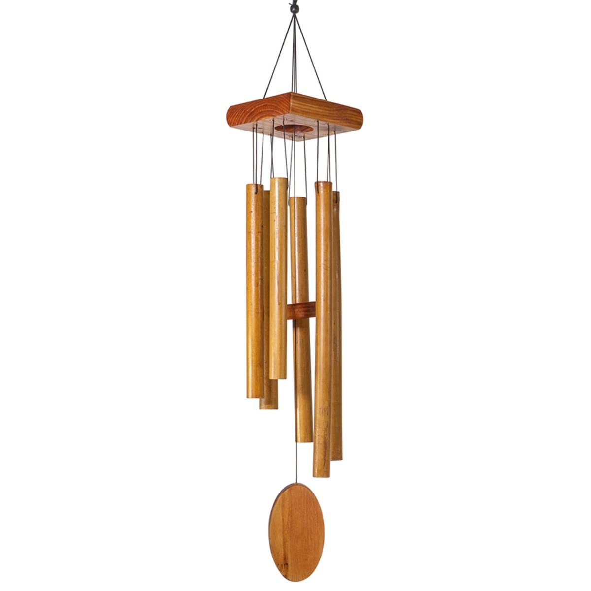 CIM wind chime - ASIA - total length: 79cm - BAMBUS - incl. s-hook suspension - weatherproof windbell