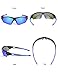 ODODOS Polarized Sunglasses for Cycling Driving Baseball Running Fishing UV100 Polarized Lenz,MATTBLACK,REVOBLUE