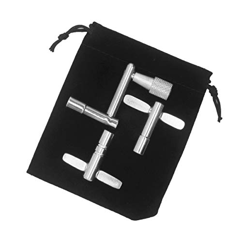 Drum Keys 3-Pack with Continuous Motion Speed Key - Include storage bag