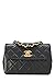 CHANEL Black Quilted Lambskin Half Flap Mini (Pre-Owned)
