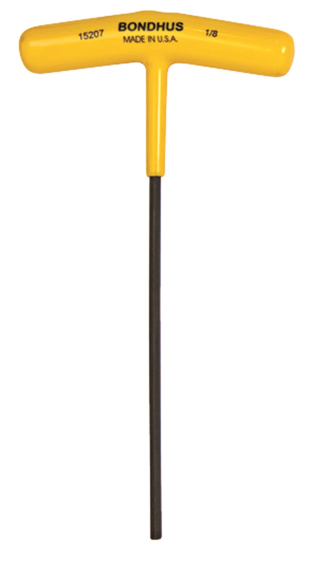 Bondhus, 1/8" T-Handle HEX 6" HEX Blade, 1/8", 15207