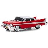 Greenlight 44840-B Hollywood Series 24 Christine 1958 Plymouth Fury Evil Version with Blacked Out Windows 1/64 Scale