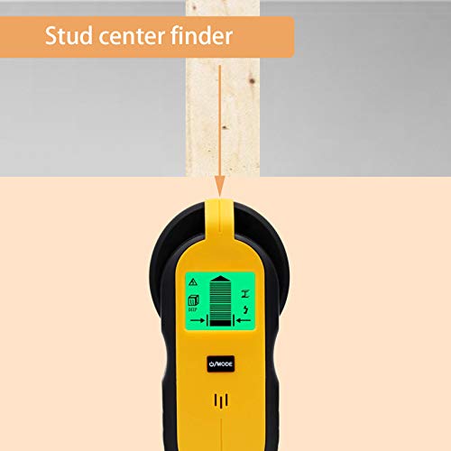 Stud finder, Stud Center Finding Sensor, Multi- Scanner Wood, Metal and AC Live Wire Detector with LCD Display, Deep Scanning (Stud finder)