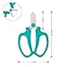 UPAAN Professional Garden Scissors Teflon Coating with Comfort Grip Handle, Perfect for Arranging Flowers, Garden Plants Pruning Tool, Floral Shears Scissors-Bluethumb 1