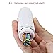 Cosomo Facial Brush Cleansing System Body Electric Massager Exfoliating Reviatlizing Waterproof Microdermabrasion Exfoliator Pore Minimizer Acne Dark Spots and Blackheads with 1 battery, White