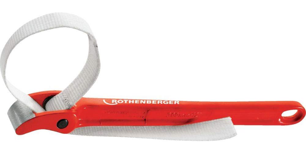 Rothenberger 70241 Strap and Fittings Wrench, Red/White, 220 mm