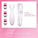 Derma Roller Microneedle 5 Piece Kit - Face Roller, 3 Extra Replaceable Heads + eBook + Storage Case, Exfoliation Microdermabrasion Micro Derma Skin Care Tool Dermaplaning Dermapen Microneedling