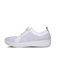 FitFlop Women's F-Sporty Überknit Metallic-Weave Sneakers