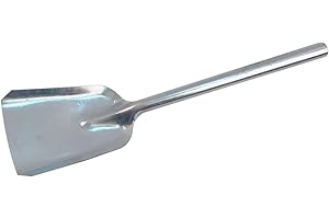 Alipis Coal Ash Shovel Fireplace Ash Clean Shovel Practical Fireplace Long Handle Iron for Home Kitchen Garden