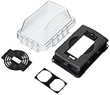 Taymac MM410C Weatherproof Single Outlet Cover Outdoor Receptacle Protector, 2-3/4 Inches Deep, Clear (Tools &amp; Home Improvement)