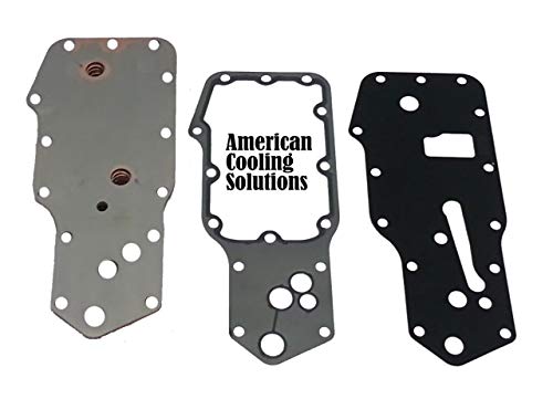 New Replacement Heavy Duty Oil Cooler & Gasket Kit 3957544 for Oliver White, CASE-IH, Cummins Engines - Thumbnail 2
