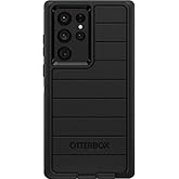 OtterBox Defender Pro Case & Belt Clip/Stand for Samsung Galaxy S22 Ultra (NOT S22 or Plus or Other Models) (Black)