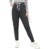 Kitmaz High Waisted Scrub Pants for Women - 4-Way Stretch Anti-Wrinkle Medical Slim Fit Jogger Pants, Drawstring & 5 Pockets