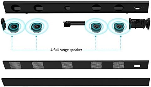 mighty rock 30w 2.0 channel soundbar