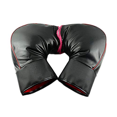 FOLCONROAD Fleece Lined Motorcycle Bar Muff Gloves Handlebar Warmer Winter Motorcycle Scooter Bike Gloves Material Hand Muffs