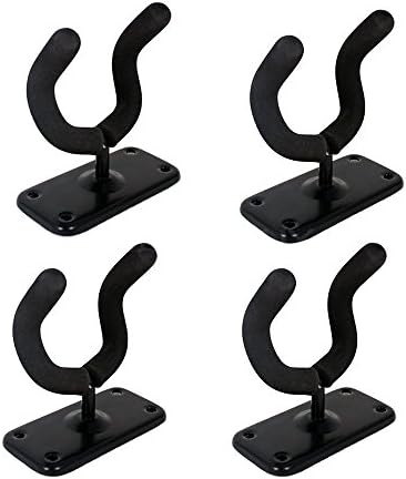 Set of 4 Guitar Wall Mount Hanger Holder Stand Rack Hook for Guitar Ukulele Bass
