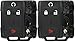 2x KeylessOption Key Fob Cover Case Replacement for 2014 2015 2016 2017 2018 2019 Chevrolet Chevy Silverado Suburban Tahoe GMC Sierra Yukon Remote Shell, 4-Button M3N-32337100, No Programming Required