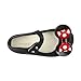 iFANS Girls Sweet Dot Bow Princess Sandals Shoes Mary Jane Flats for Toddler/Little Kid Black, 9 Narrow Toddler