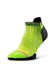 Rockay Accelerate Anti-Blister Running Socks for Men and Women Organic Merino Wool & Compression Arch (1 Pair)